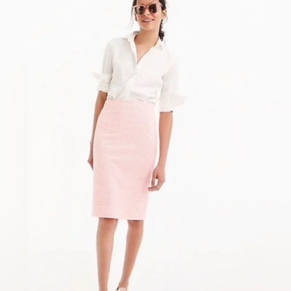 J.Crew No. 2 pencil skirt pretty pink